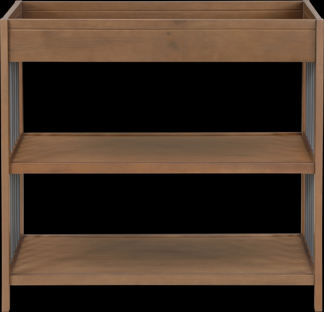 Kids Olvio Walnut/Charcoal Changing Table - Thumbnail - Image 3