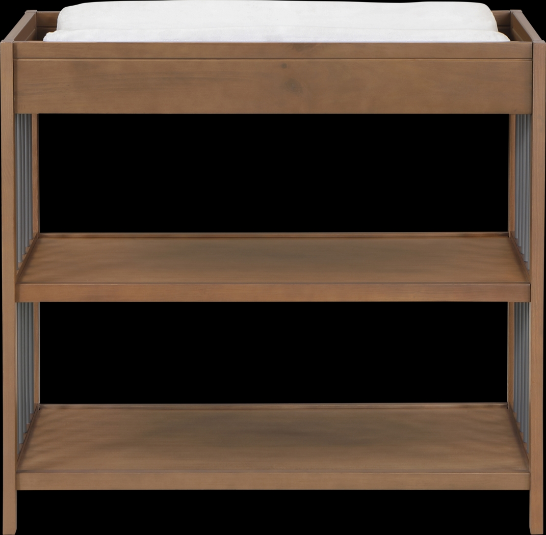 Kids Olvio Walnut/Charcoal Changing Table - Thumbnail - Image 4