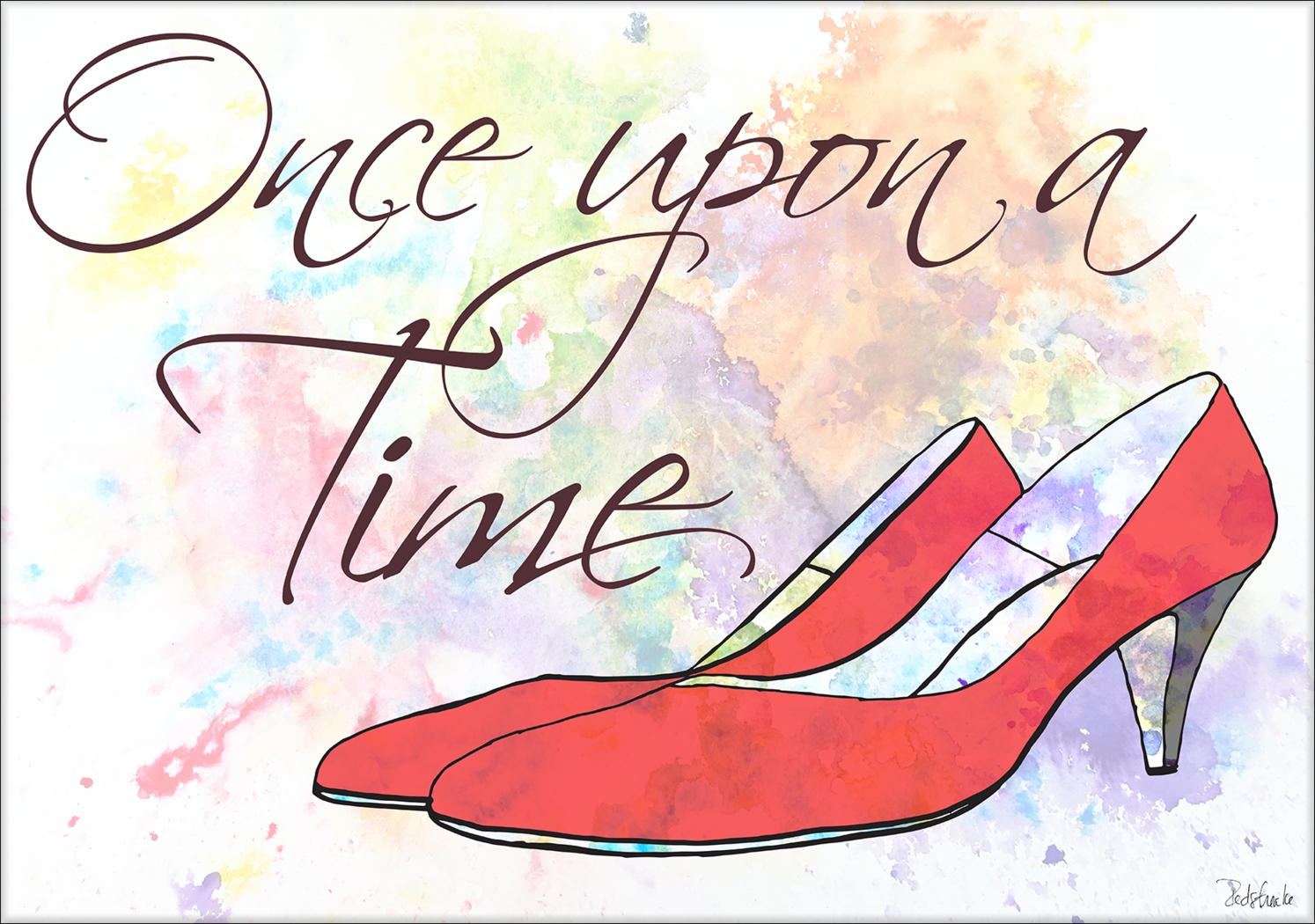 Kids Once Upon a Time Slippers Artwork - Thumbnail - Image 1