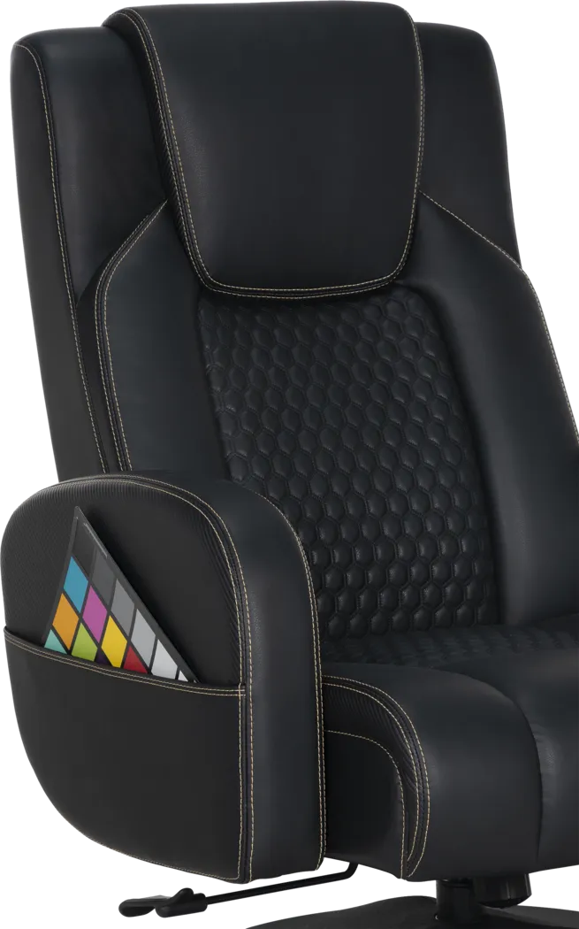 Kids Oracle Black Gaming Chair - Thumbnail - Image 3