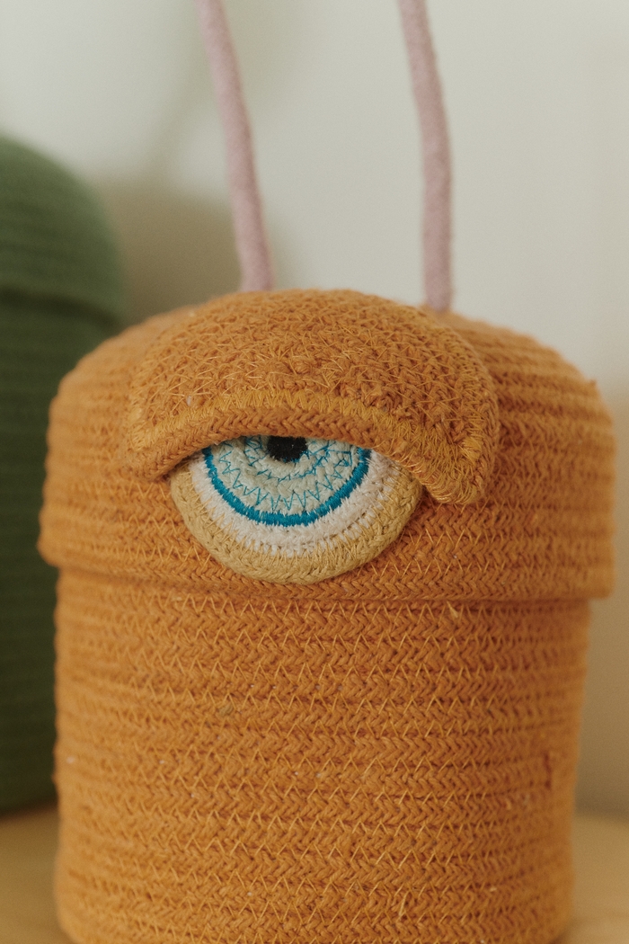 Kids Orange Alien Poot Basket - Thumbnail - Image 5