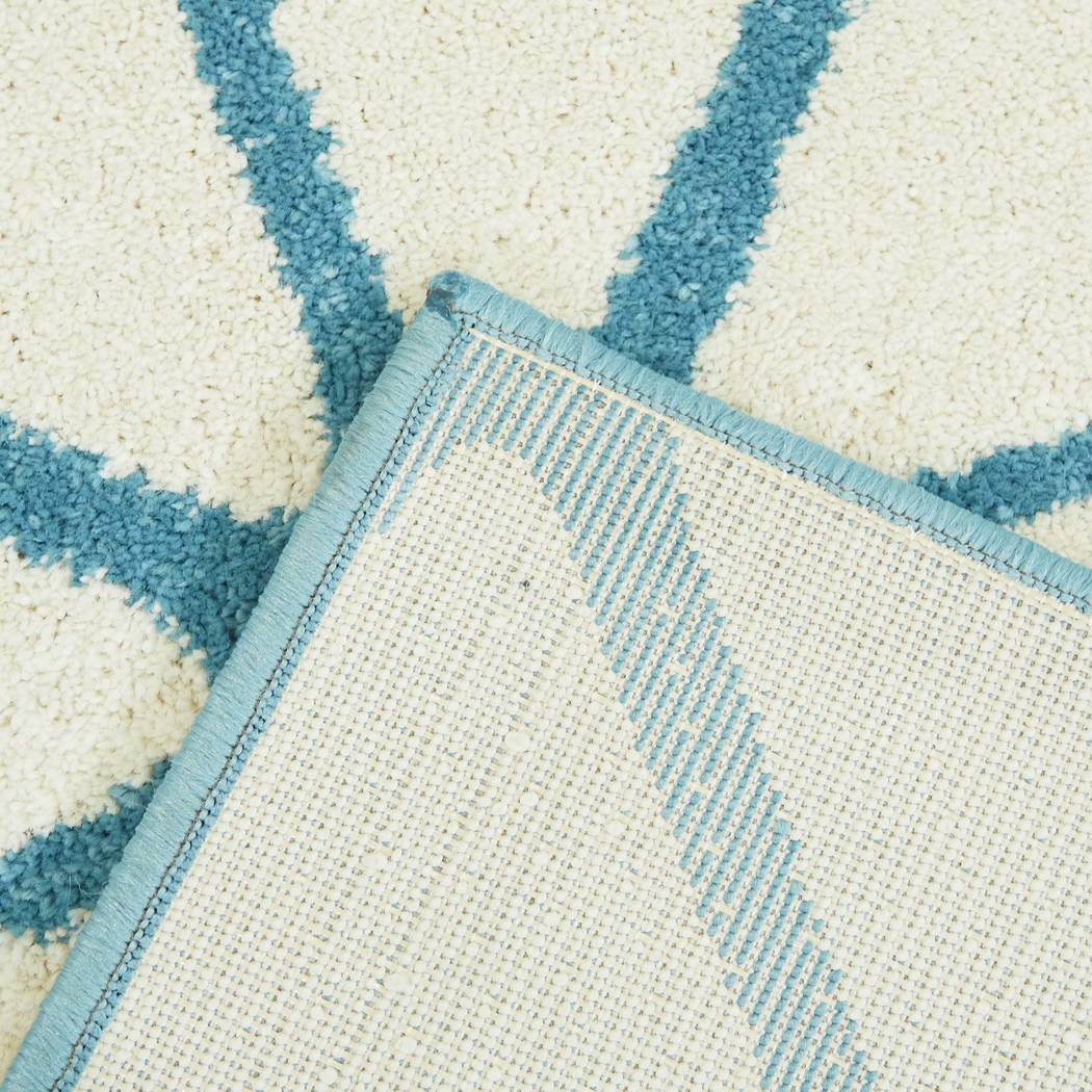 Kids Orduna Teal 3'11 x 5'7 Rug - Thumbnail - Image 4