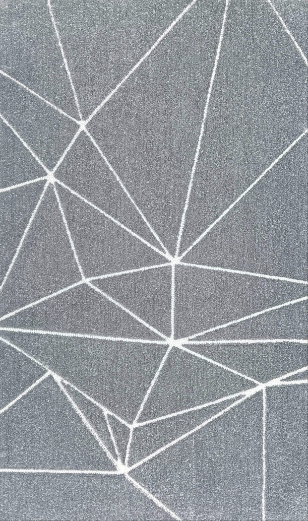 Kids Origami Gray 2'8 x 4'8 Rug - Thumbnail - Image 1
