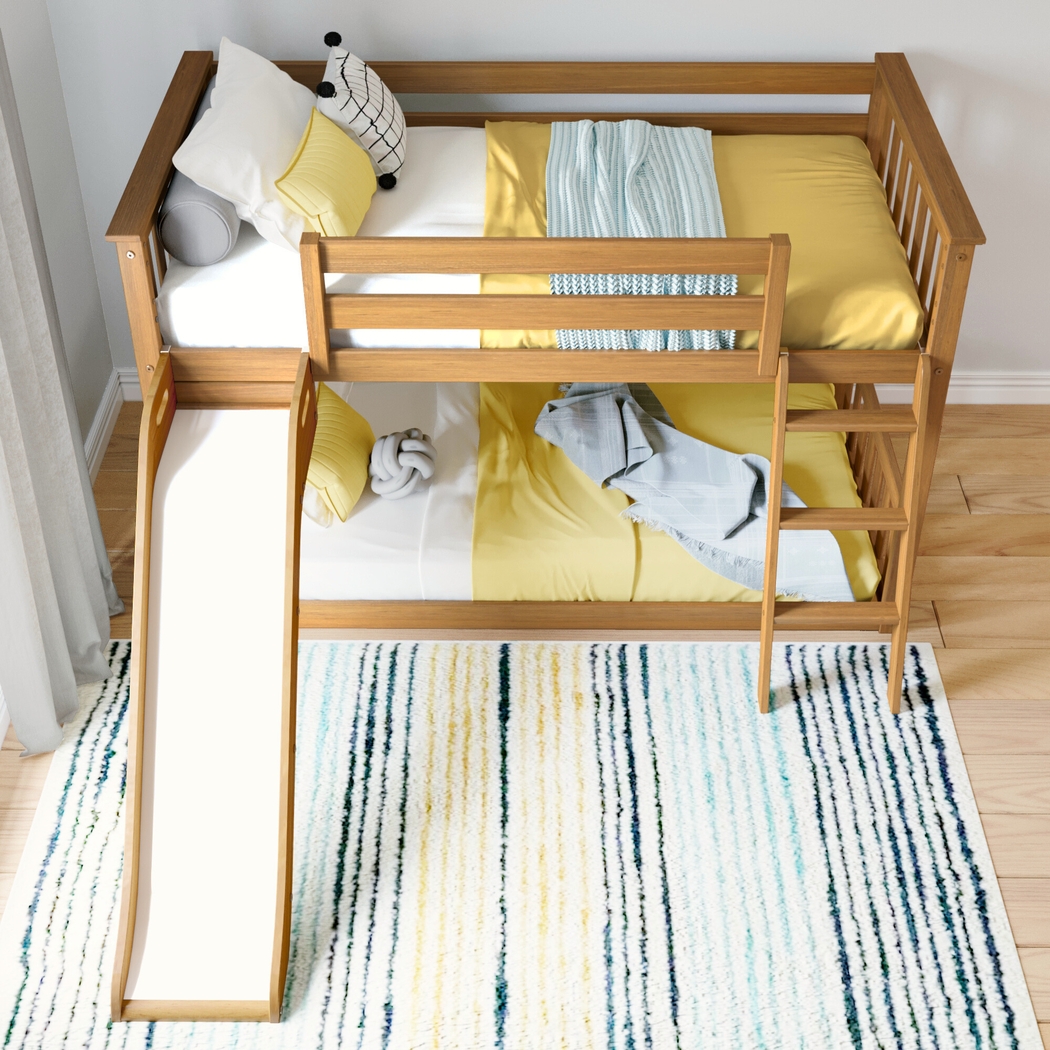 Kids Ozola Pecan Twin/Twin Bunk Bed - Thumbnail - Image 3