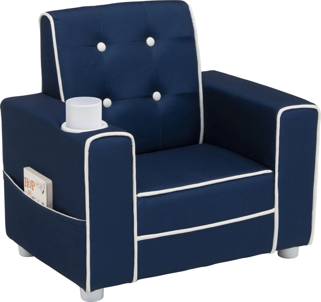 Kids Pabina Blue Chair - Thumbnail - Image 3