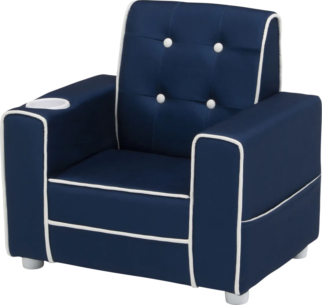 Kids Pabina Blue Chair - Thumbnail - Image 5