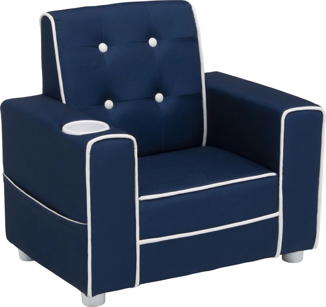 Kids Pabina Blue Chair - Thumbnail - Image 1