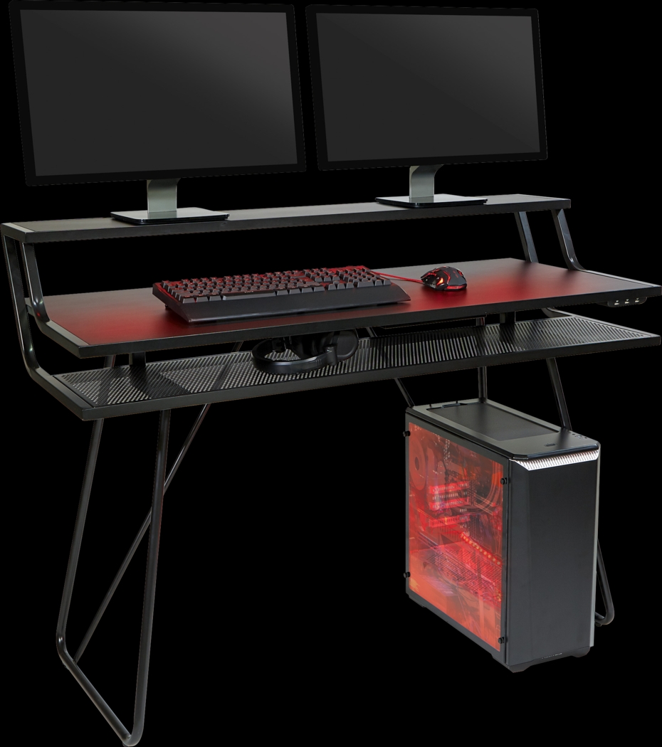 Kids Padme Black Gaming Desk - Thumbnail - Image 5