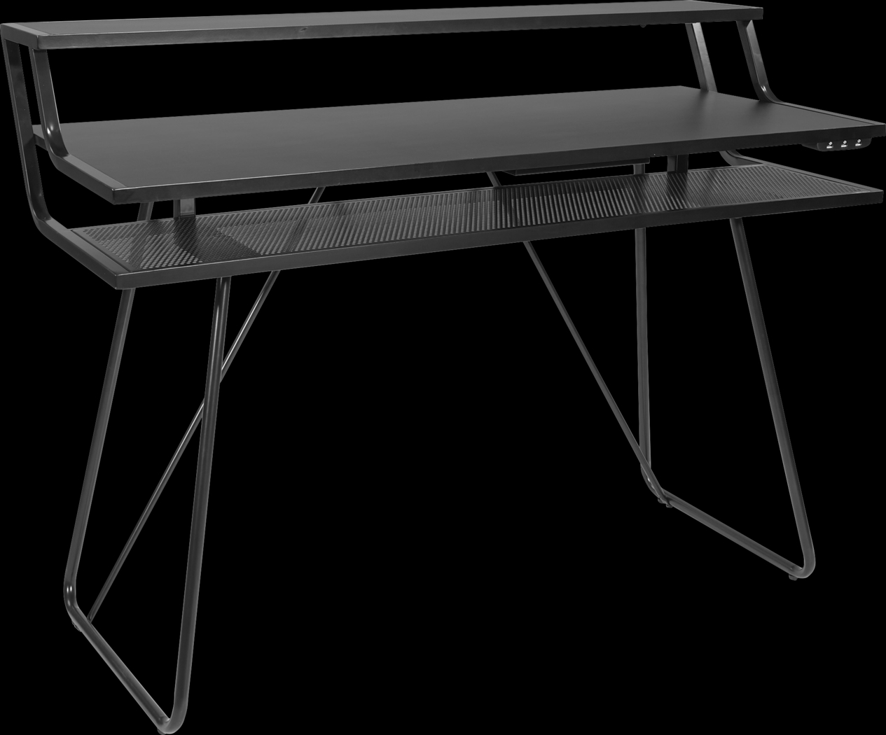Kids Padme Black Gaming Desk - Thumbnail - Image 1