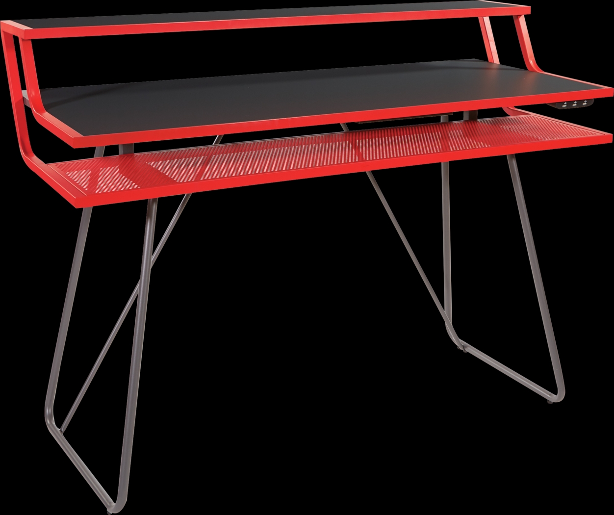 Kids Padme Red Gaming Desk - Thumbnail - Image 1