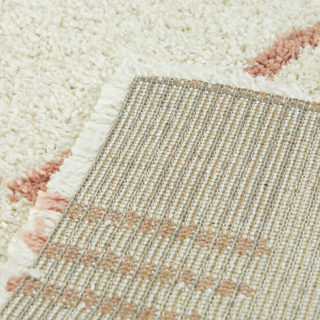 Kids Pailoap White/Pink 6'7 x 9' Rug - Thumbnail - Image 4