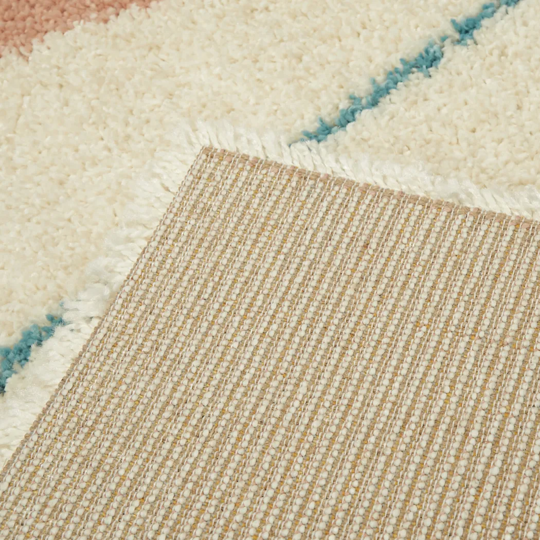 Kids Modpop Orange 5'3 x 7' Rug - Thumbnail - Image 3