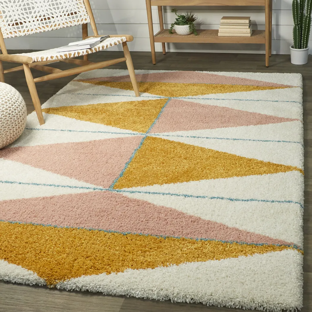 Kids Modpop Orange 7'10 x 10' Rug - Thumbnail - Image 2