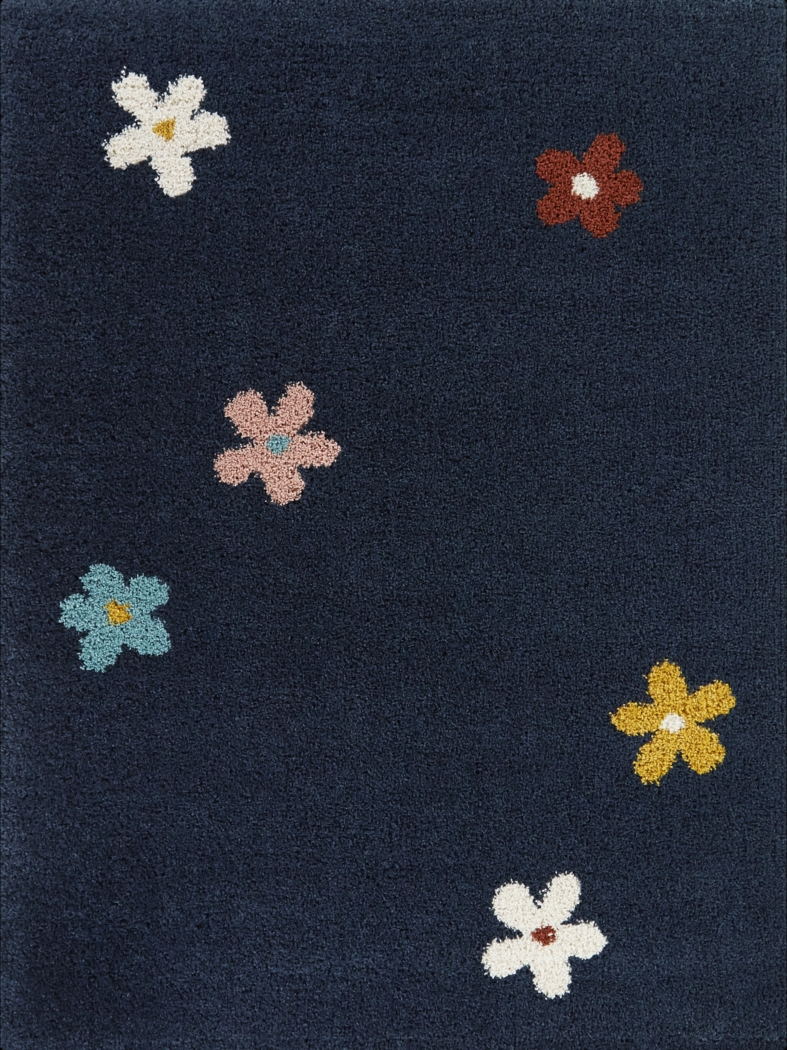 Kids Panderosa Navy 3'11 x 5'7 Rug - Thumbnail - Image 1