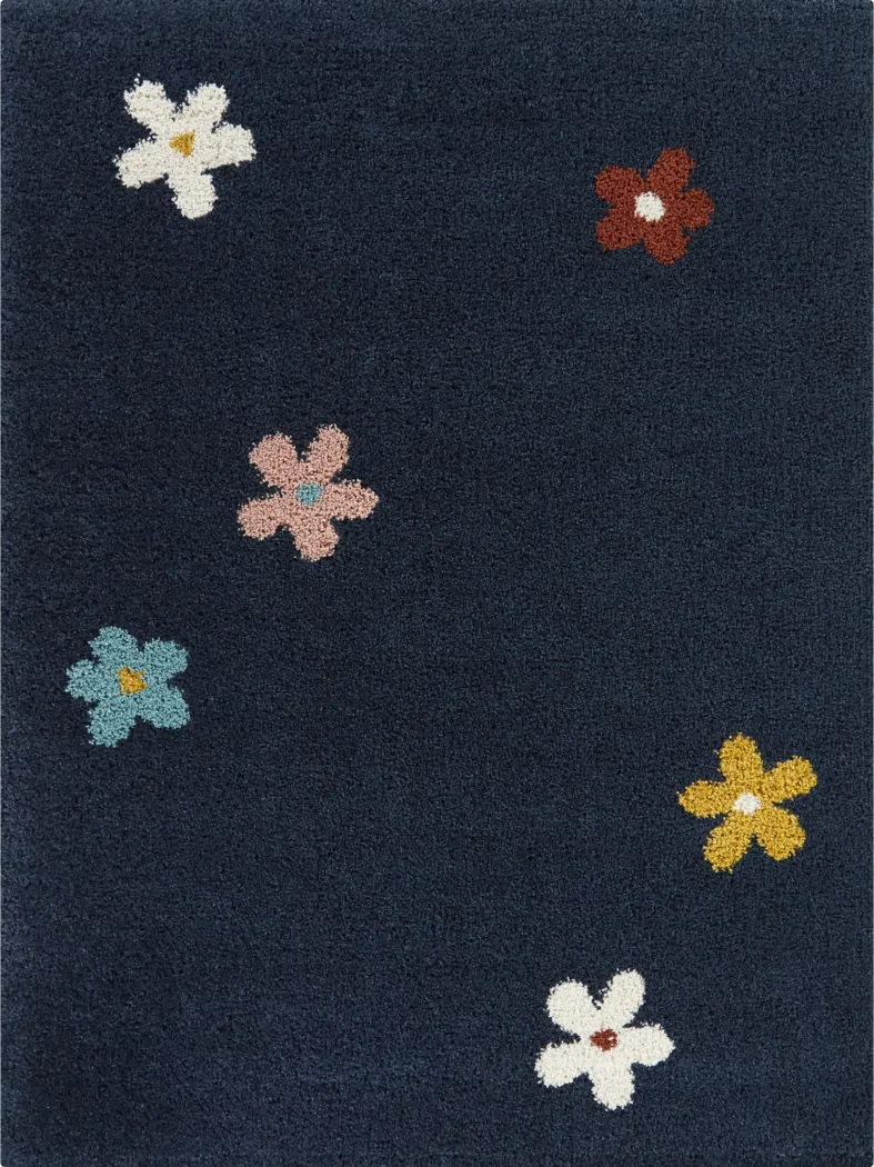 Kids Panderosa Blue 5'3 x 7' Rug - Thumbnail - Image 1