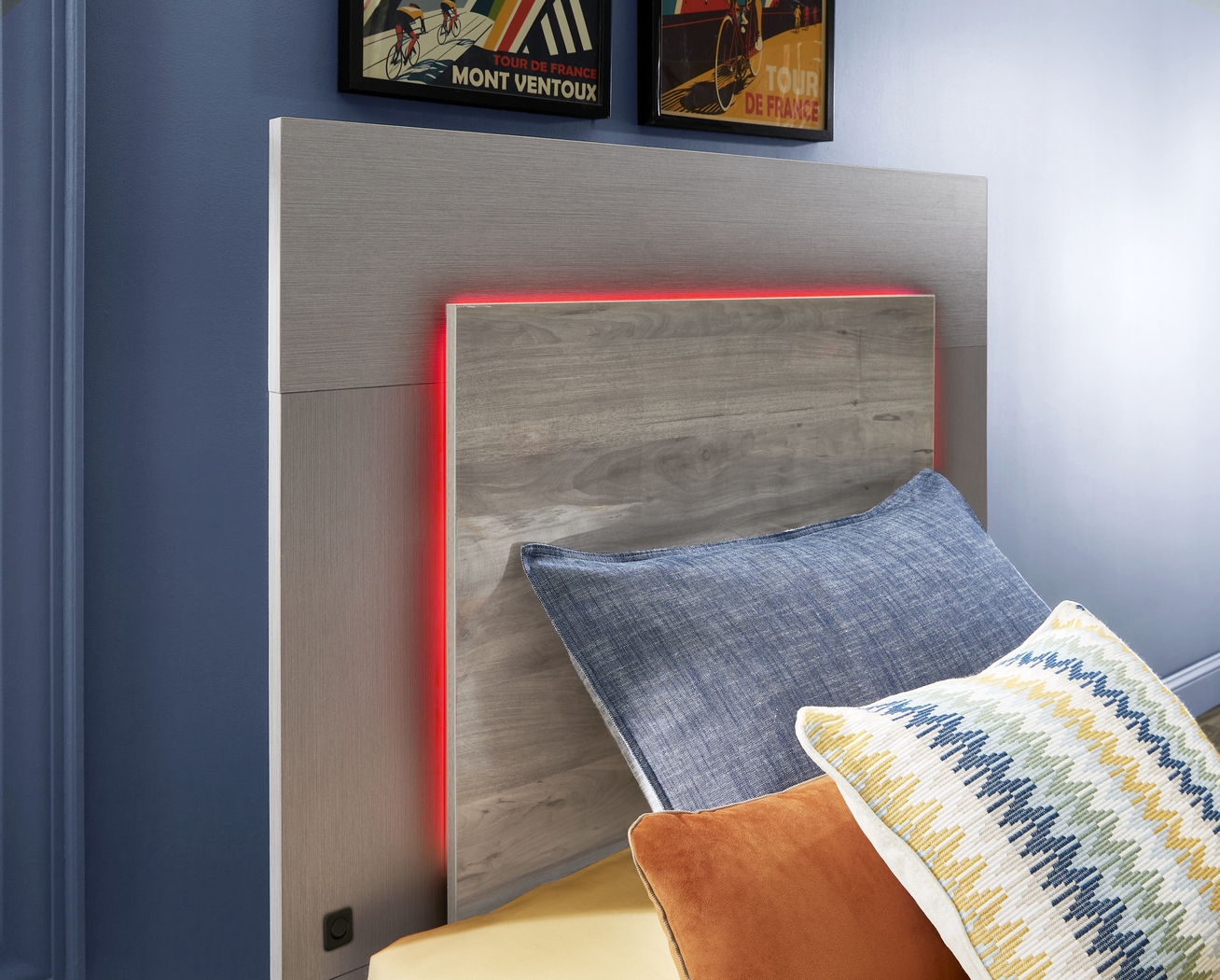 Kids Park Peak Gray Twin Panel Bedroom - Thumbnail - Image 2