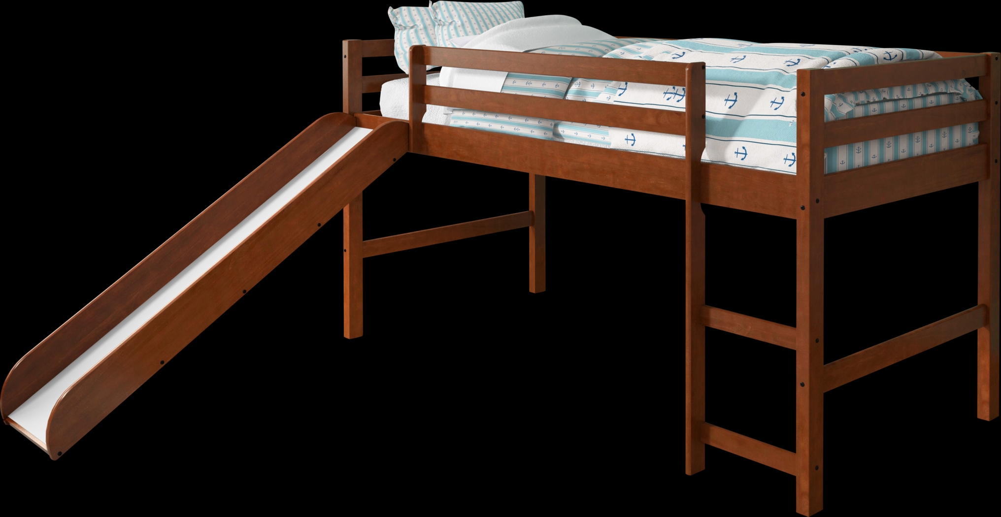 Kids Parman Espresso Twin Loft Bed - Thumbnail - Image 1