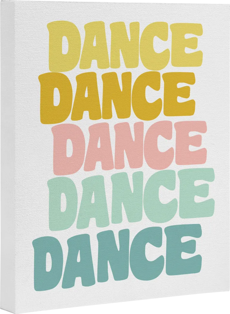 Kids Pastel Dance II White Artwork - Thumbnail - Image 1