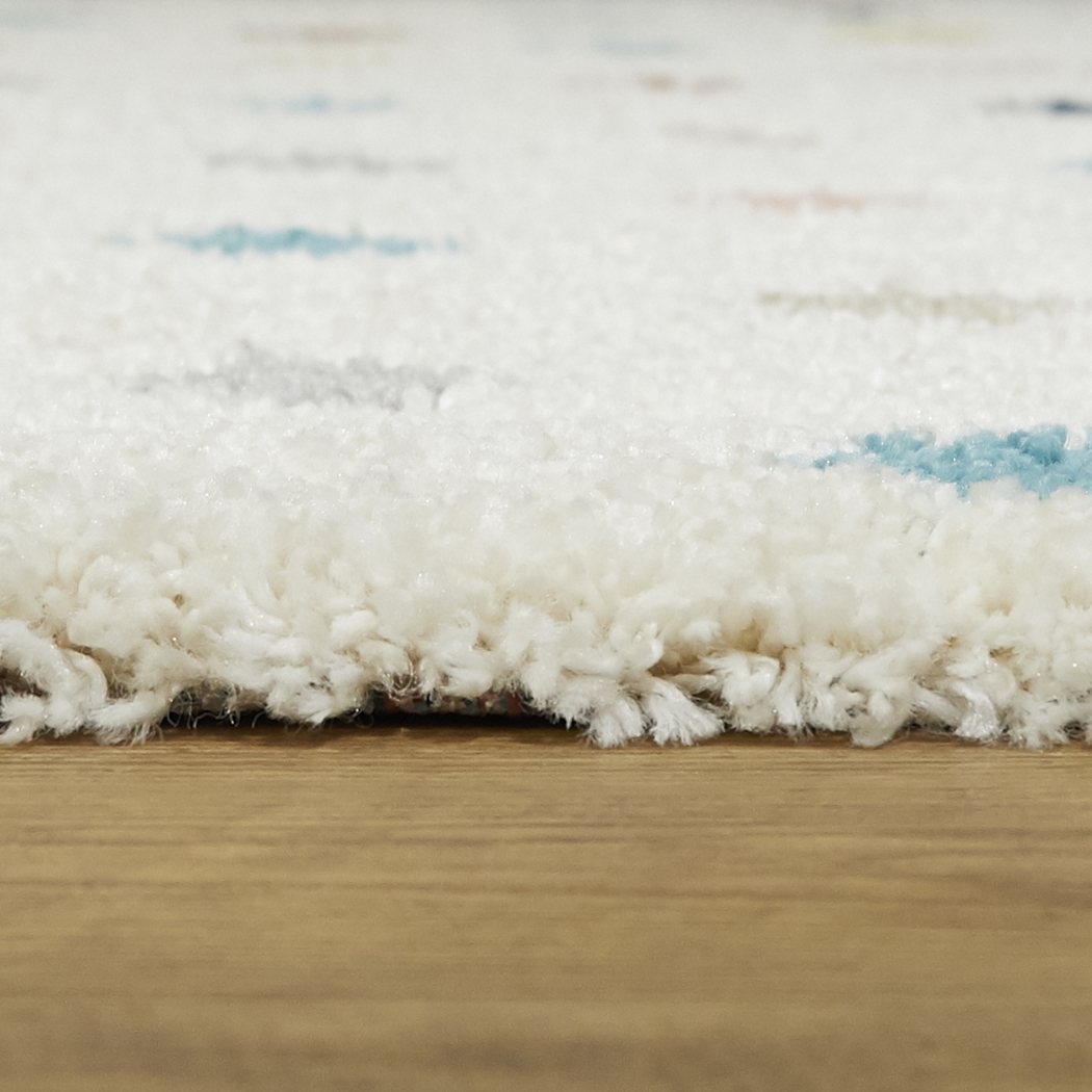 Kids Pastel Diamonds White 7'10 x 10' Rug - Thumbnail - Image 5