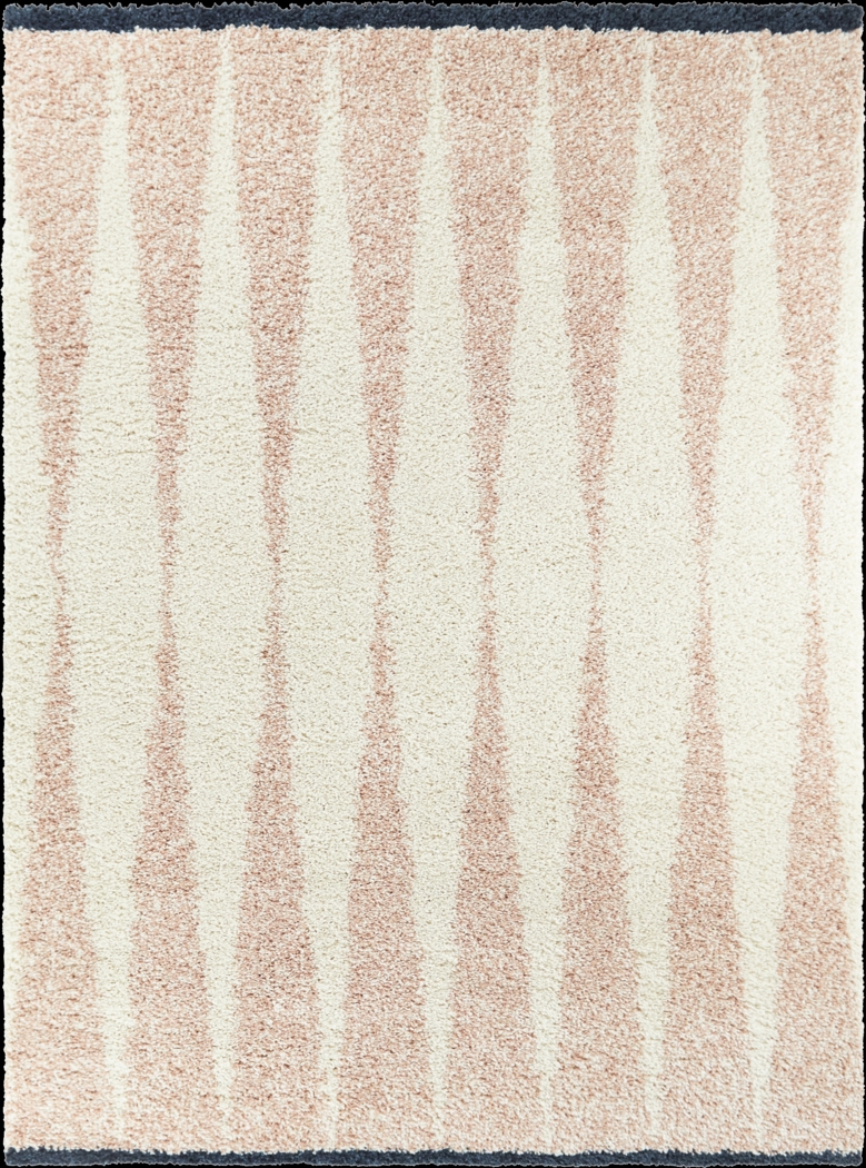 Kids Pastel Stripe Cream 7'10" x 10' Rug - Thumbnail - Image 1