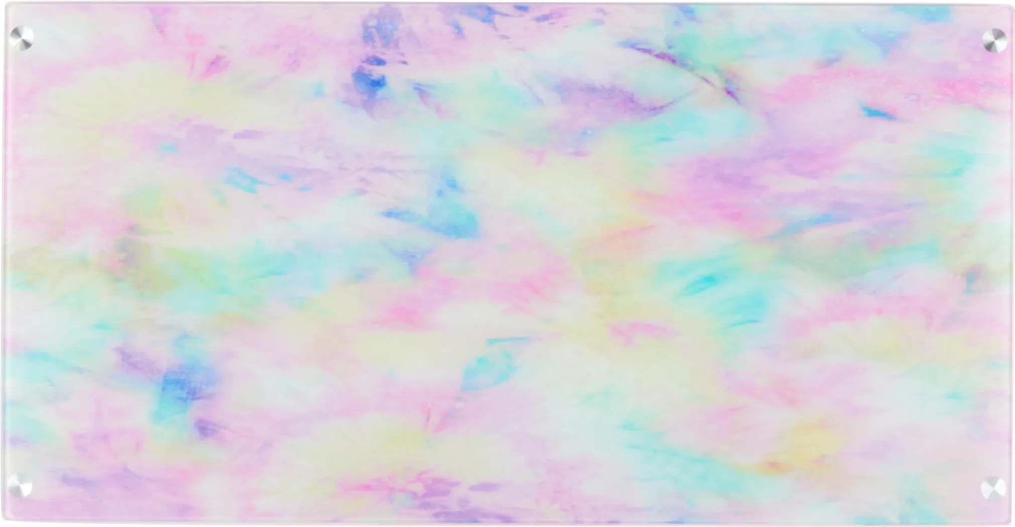 Kids Pastel Tie-Dye White Graphic Desk - Thumbnail - Image 2