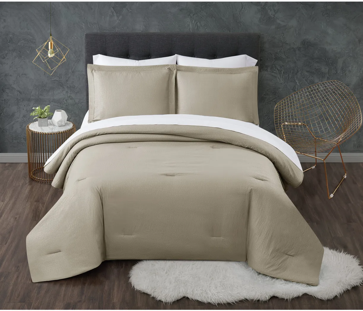 Kids Pasty Fields Beige 5 Pc Twin Comforter Set - Thumbnail - Image 1