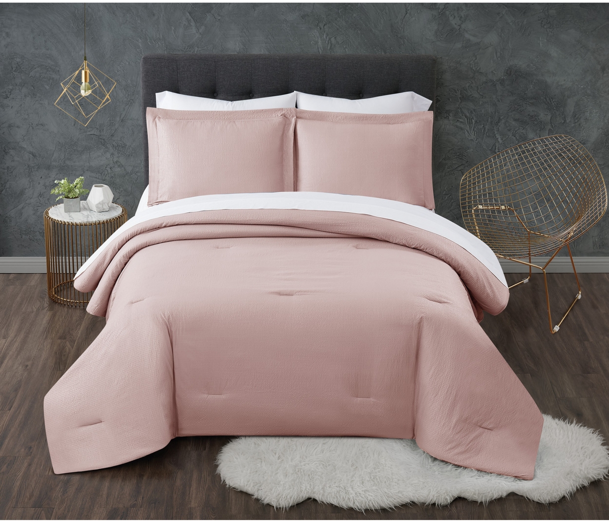 Kids Pasty Fields Blush Full Comforter Set - Thumbnail - Image 1