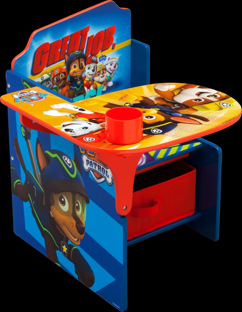 Kids Paw Patrol Blue Chair Desk - Thumbnail - Image 1
