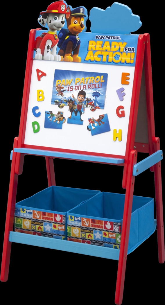 Kids Paw Patrol Blue Easel with Storage - Thumbnail - Image 3