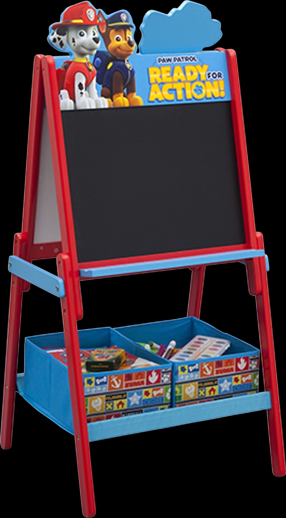 Kids Paw Patrol Blue Easel with Storage - Thumbnail - Image 4