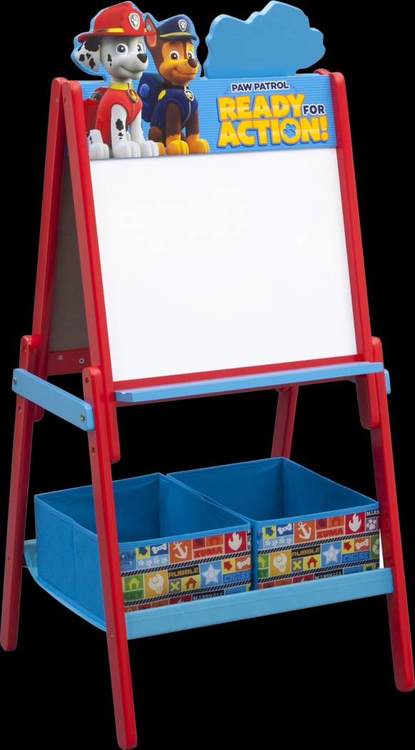 Kids Paw Patrol Blue Easel with Storage - Thumbnail - Image 1