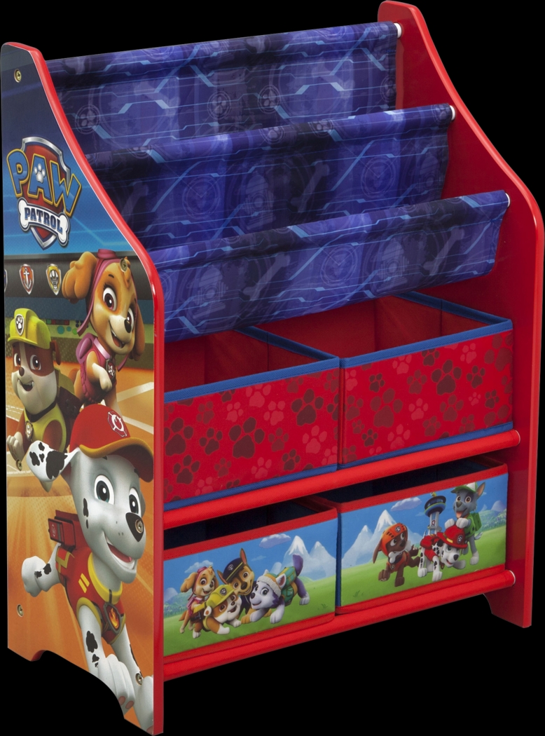 Kids Paw Patrol Red Bookcase - Thumbnail - Image 1
