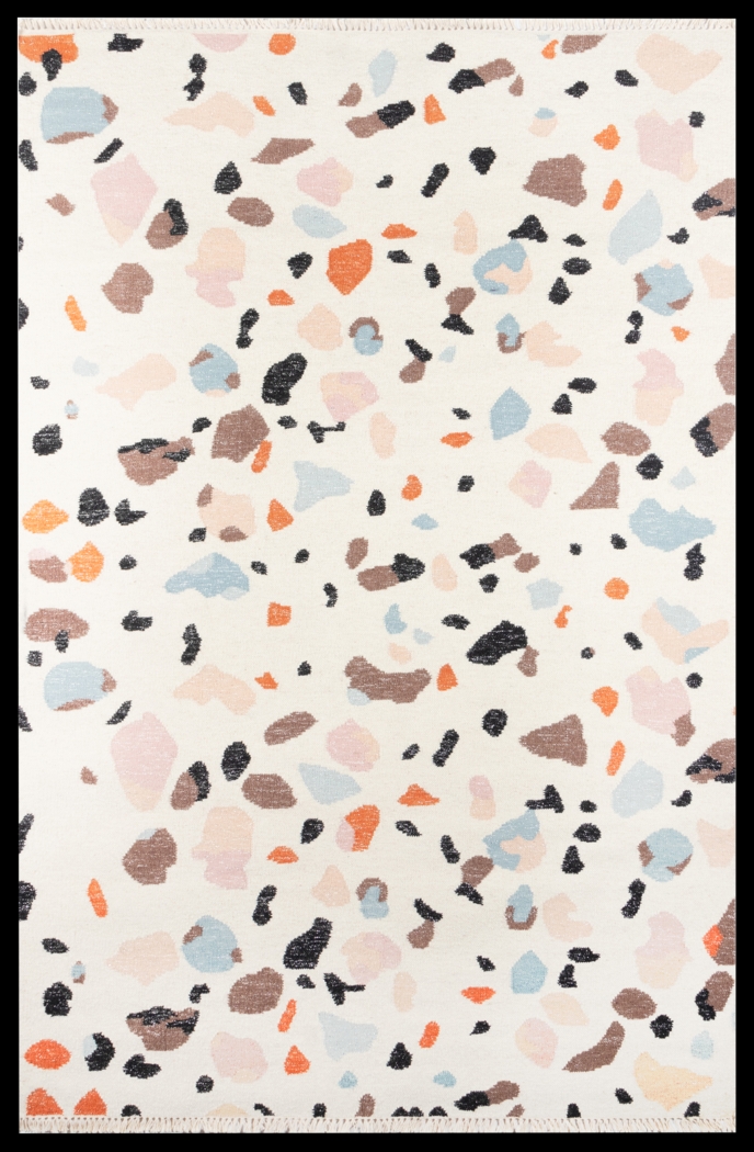 Kids Pebble Patch Ivory 3'6 x 5'6 Rug - Thumbnail - Image 1