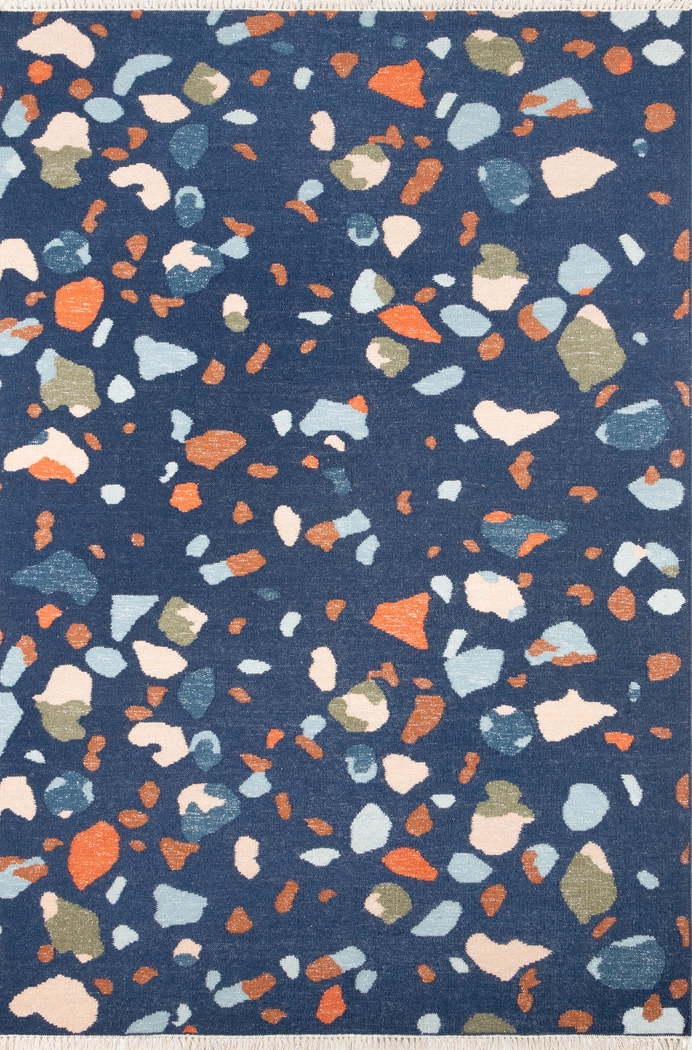 Kids Pebble Patch Navy 3'6 x 5'6 Rug - Thumbnail - Image 1