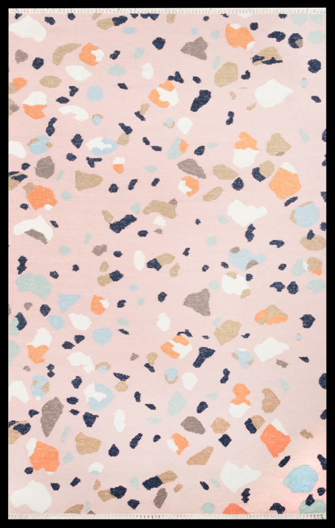 Kids Pebble Patch Pink 3'6 x 5'6 Rug - Thumbnail - Image 1