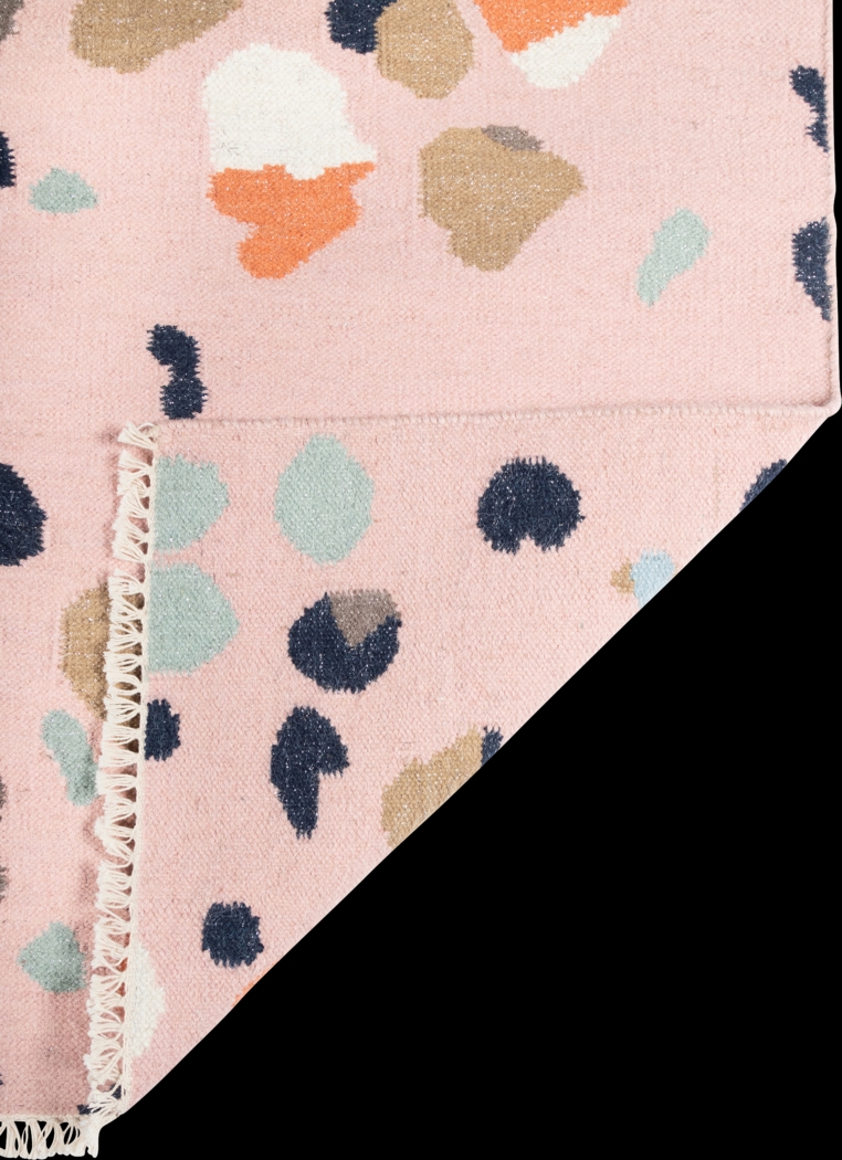 Kids Pebble Patch Pink 5' x 7'6 Rug - Thumbnail - Image 5