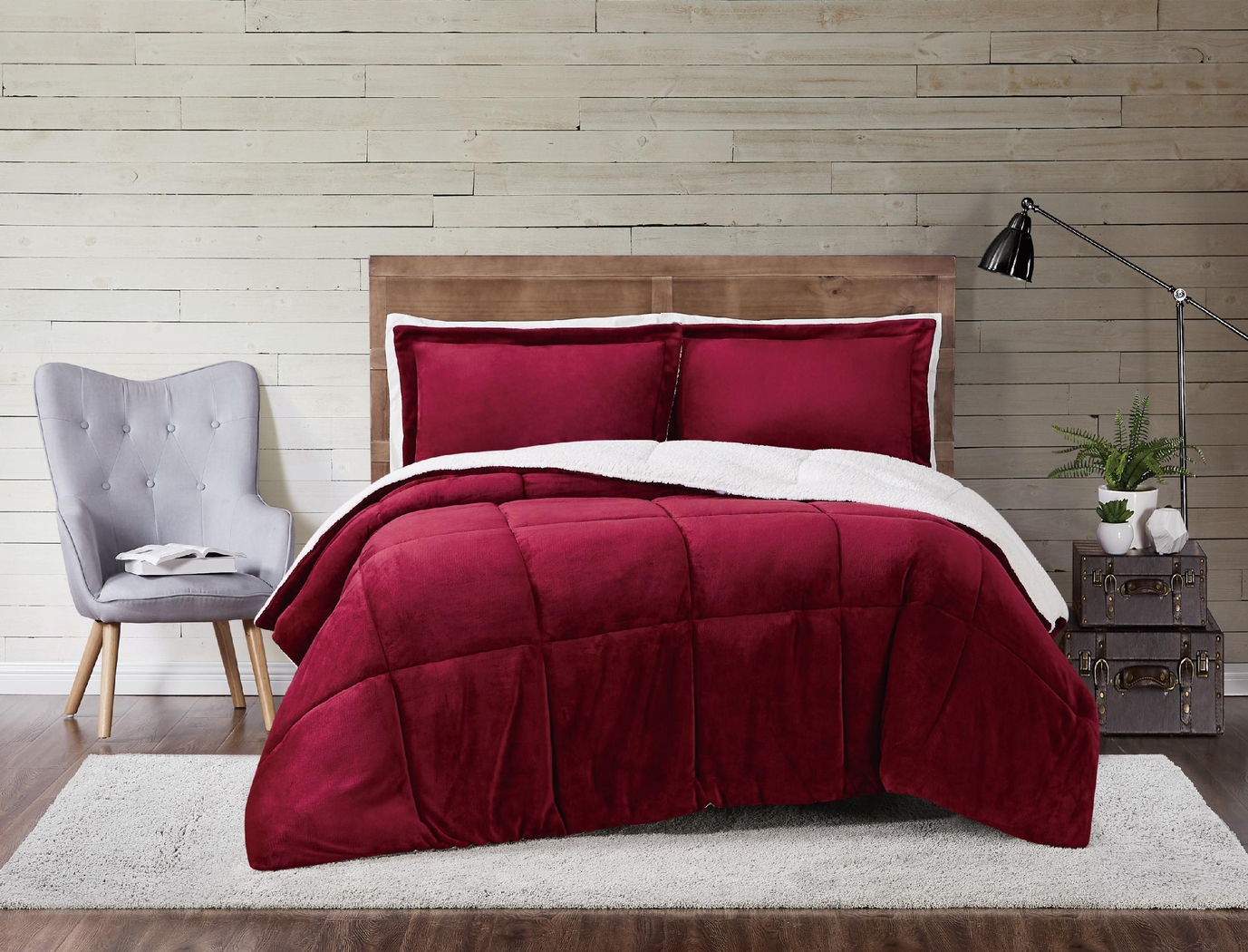Kids Pebblecreek Crimson 3 Pc Full/Queen Comforter Set - Thumbnail - Image 1