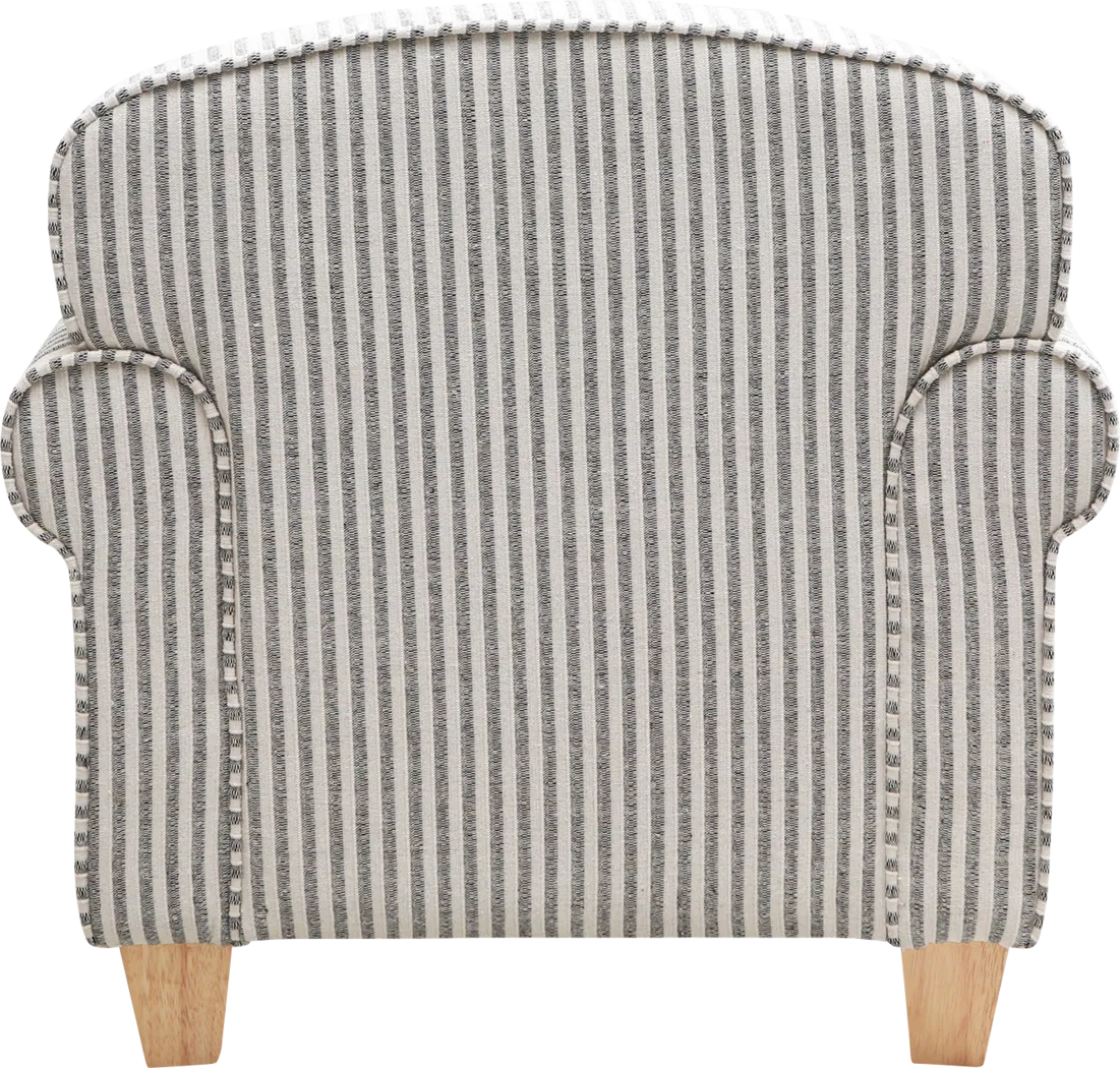 Kids Peloli Gray/White Accent Chair - Thumbnail - Image 4