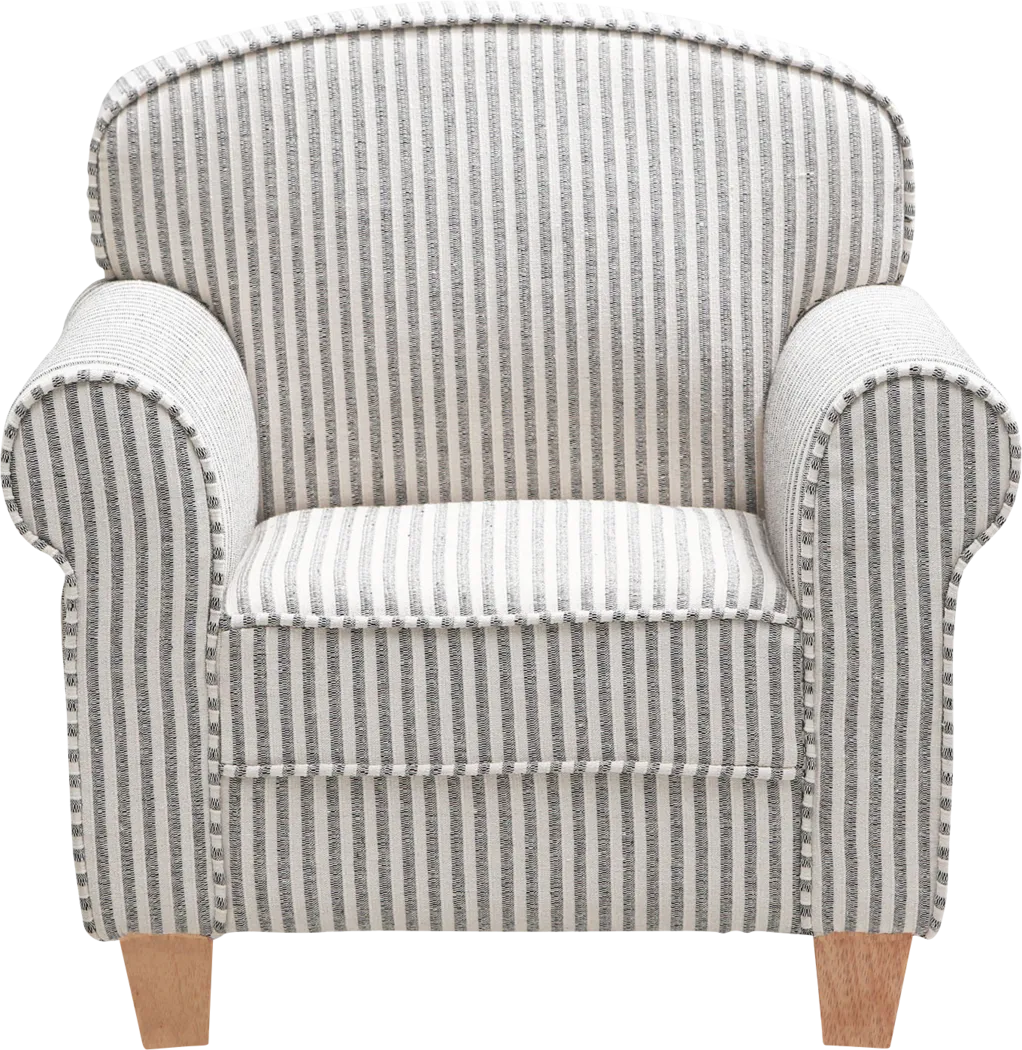 Kids Peloli Gray/White Accent Chair - Thumbnail - Image 5