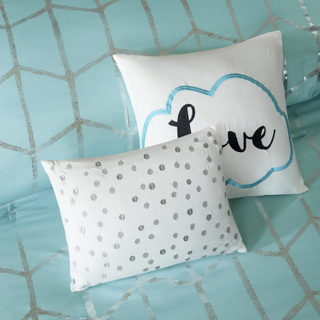 Kids Penmare Aqua Twin Comforter Set - Thumbnail - Image 6