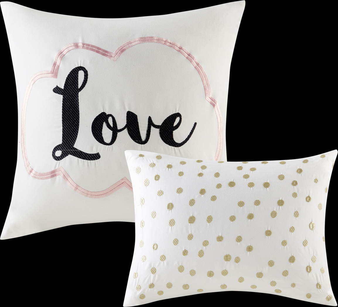 Kids Penmare Blush Twin Comforter Set - Thumbnail - Image 7