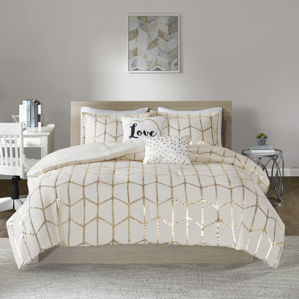 Kids Penmare Ivory Full/Queen Comforter Set - Thumbnail - Image 2