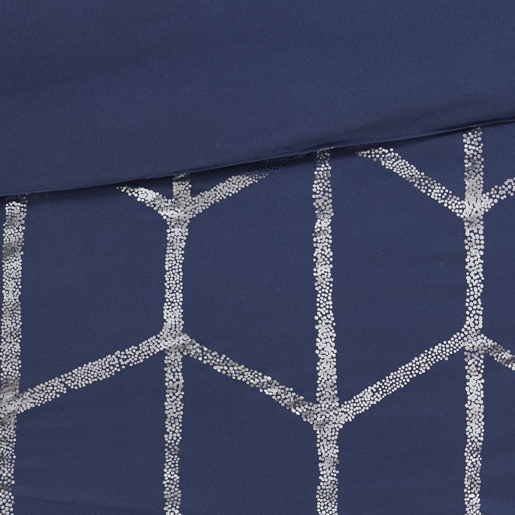 Kids Penmare Navy 5 Pc Full/Queen Comforter Set - Thumbnail - Image 5