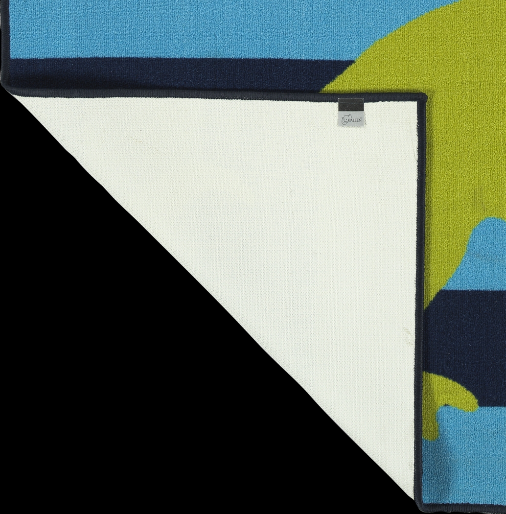 Kids Pentridge Blue 7' x 9' Rug - Thumbnail - Image 4