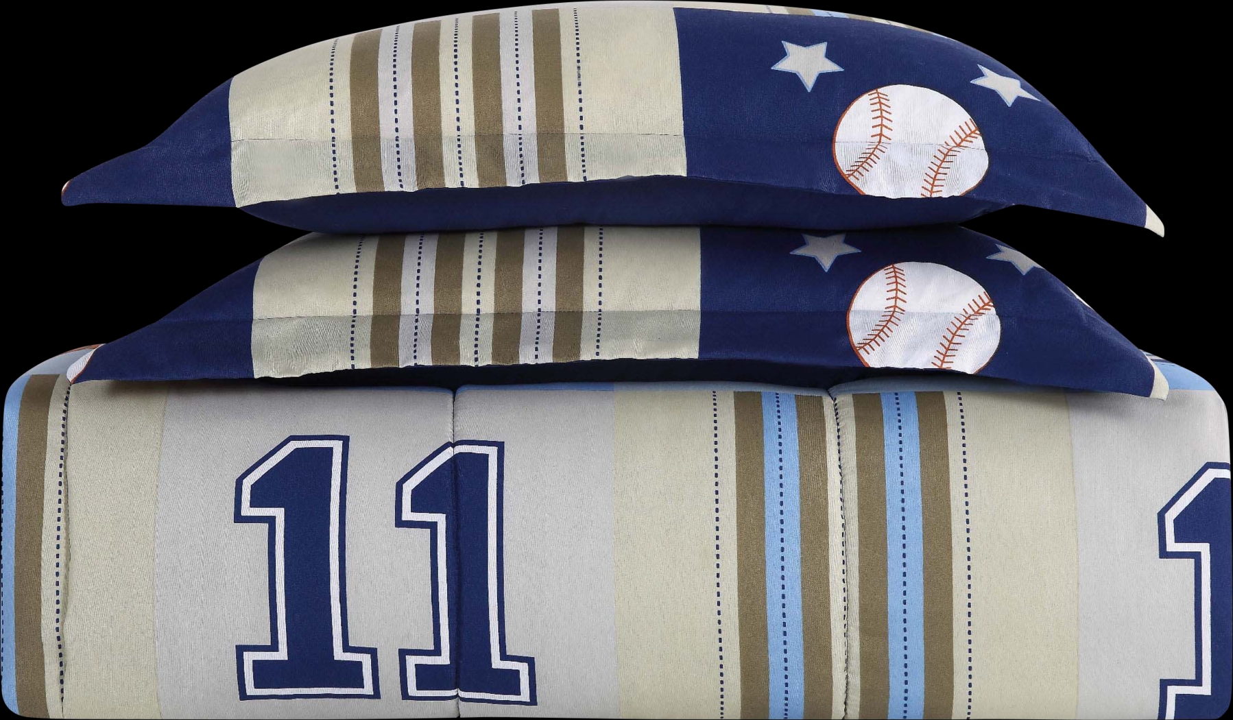 Kids Perfect Score Blue Twin Comforter Set - Thumbnail - Image 2