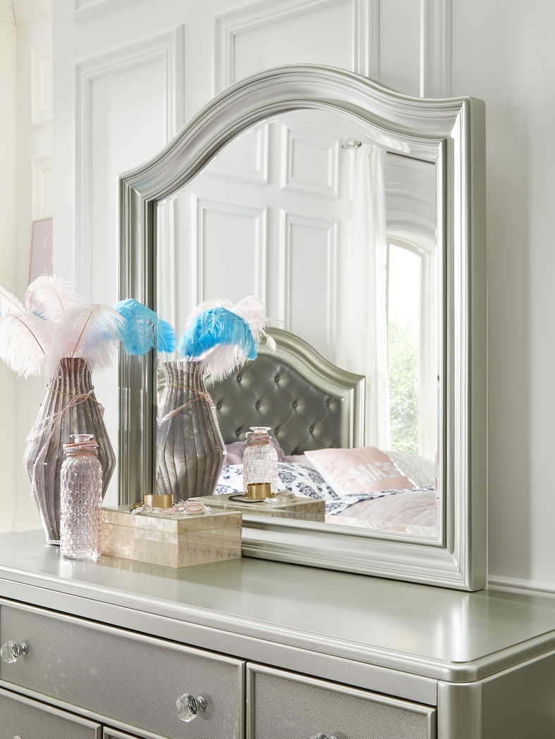 Kids Petit Paris Silver Dresser & Mirror Set - Thumbnail - Image 2