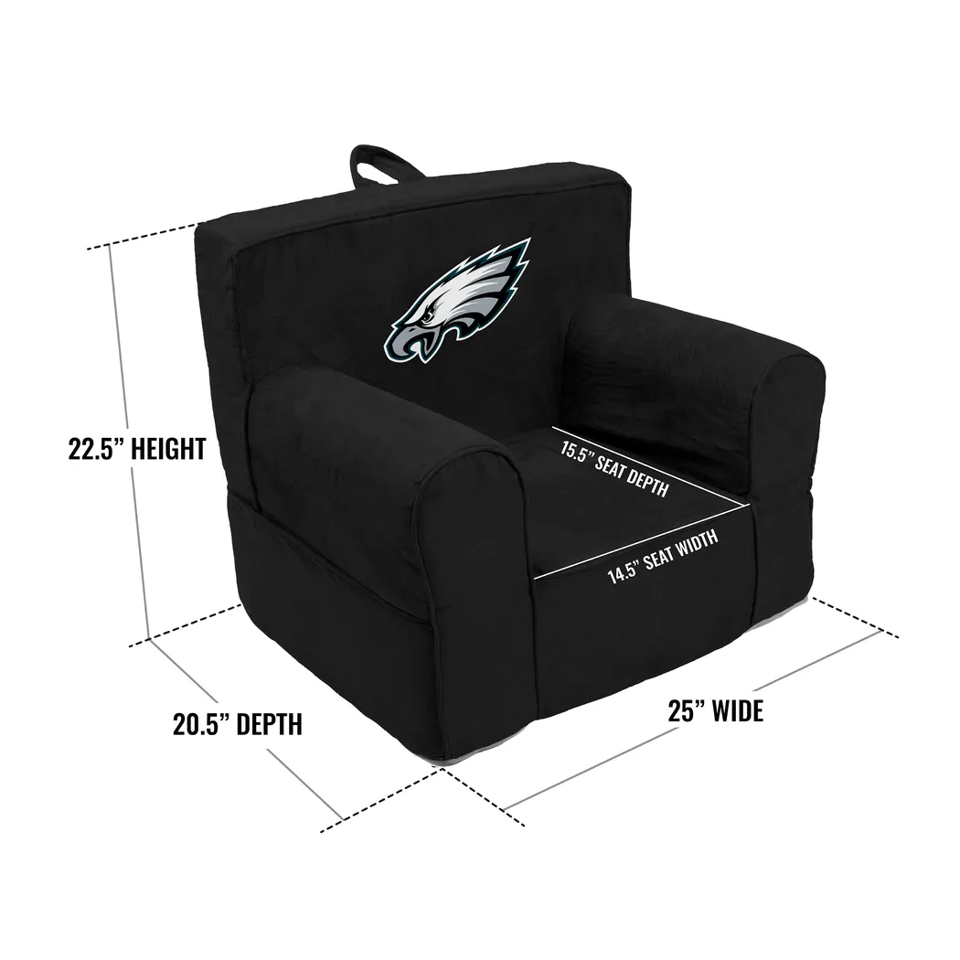 Kids Philadelphia Eagles Black Chair - Thumbnail - Image 5