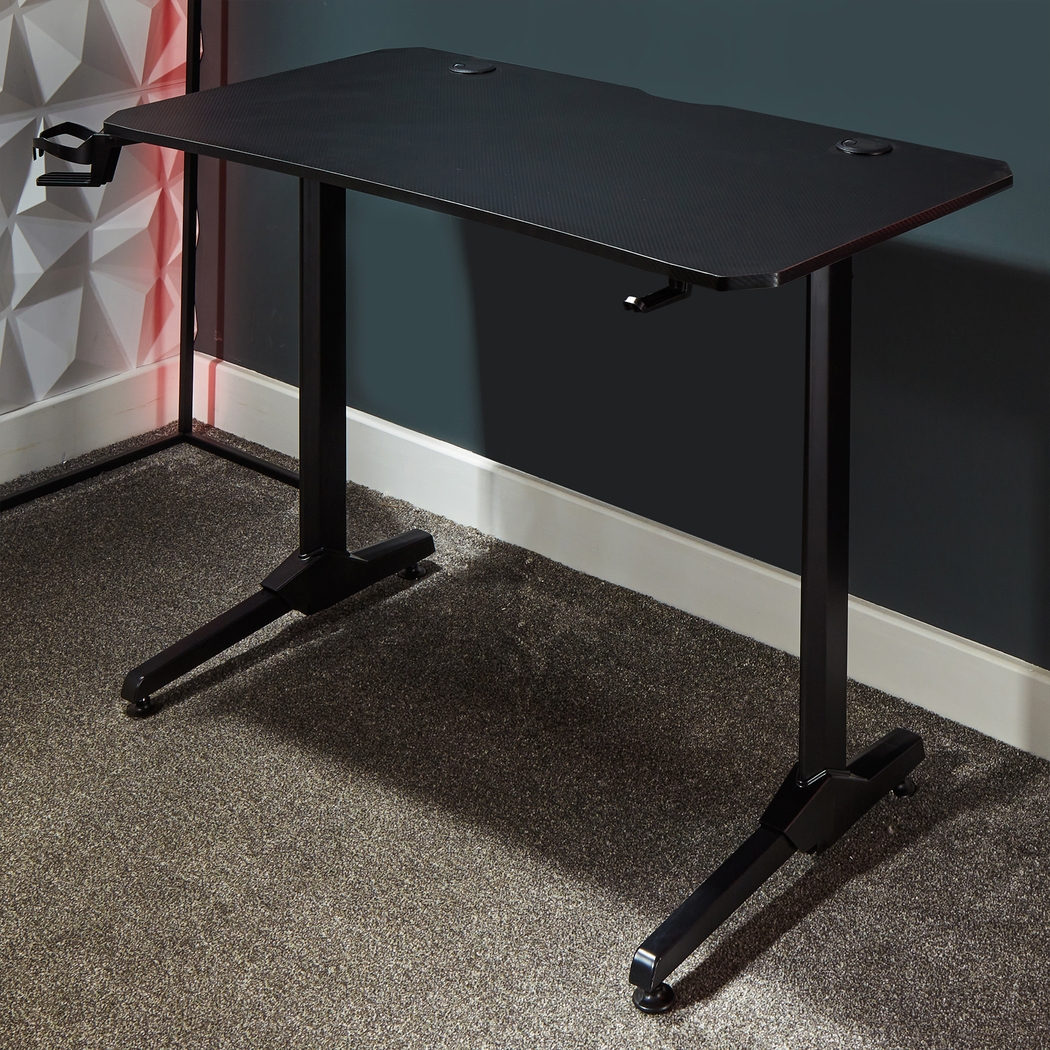 Kids Phylson Black/Gray Gaming Desk - Thumbnail - Image 7