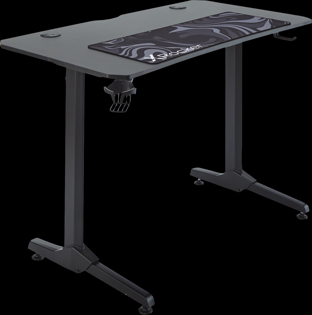 Kids Phylson Black/Gray Gaming Desk - Thumbnail - Image 1