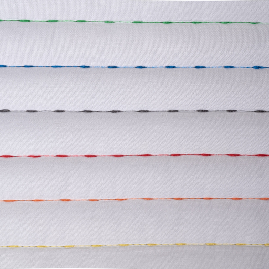 Kids Pick Stitch White Twin Quilt Set - Thumbnail - Image 3